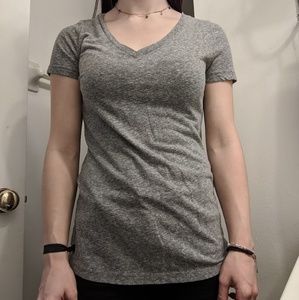 Gray v neck